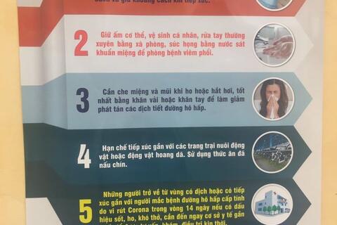 CÔNG TÁC PHÒNG CHỐNG DỊCH COVID - 19 ĐỂ ĐÓN HỌC SINH TRỞ LẠI HỌC CỦA TRƯỜNG THPT TRẦN HƯNG ĐẠO