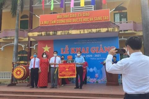 NĂM HỌC MỚI TRÊN MÁI TRƯỜNG MANG TÊN NGƯỜI ANH HÙNG TRẦN HƯNG ĐẠO