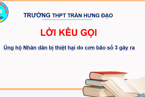 Lời kêu gọi Ủng hộ Nhân dân bị thiệt hại do cơn bão số 3 gây ra