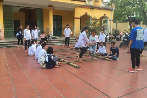 HOẠT ĐỘNG ĐOÀN HIỆU QUẢ TRONG THÁNG THANH NIÊN TẠI TRƯỜNG THPT TRẦN HƯNG ĐẠO - TIÊN LỮ - HƯNG YÊN