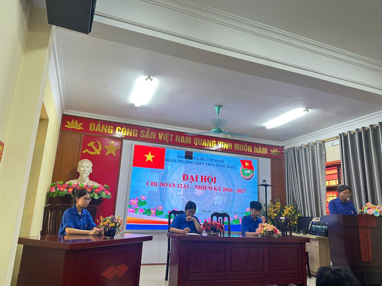 Sức trẻ và Khát vọng: Chi đoàn 12A1 tổ chức thành công Đại hội Đoàn điểm nhiệm kỳ mới